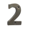 75mm Numeral 2 Beeswax finish