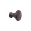 20mm Hammered cabinet knob Beeswax finish