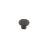 40mm Hammered Cabinet knob Beeswax finish