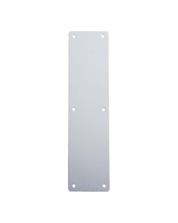 Zoo Hardware Architectural Aluminium Finger Plates (75Mm - 300Mm To 650Mm, Satin Aluminium