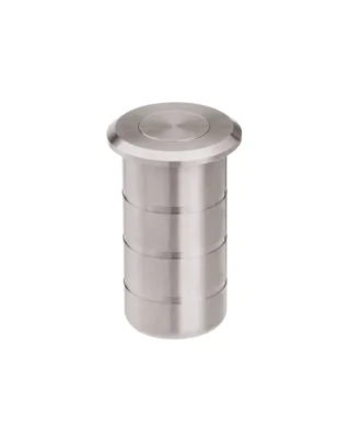 Zoo Hardware Zas Dust Excluding Socket For Flush Bolts (Concrete), Satin Stainless Steel