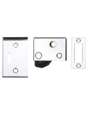 Zoo Hardware Zas Hush Latch (64Mm X 40Mm), Powder Coated White