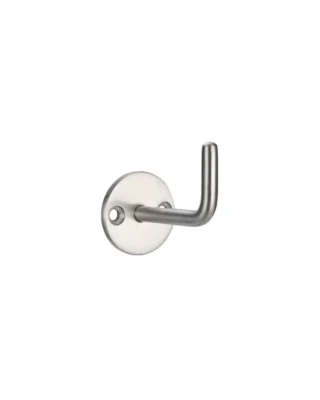 Zoo Hardware Zas Circular Single Robe Hook, Satin Stainless Steel