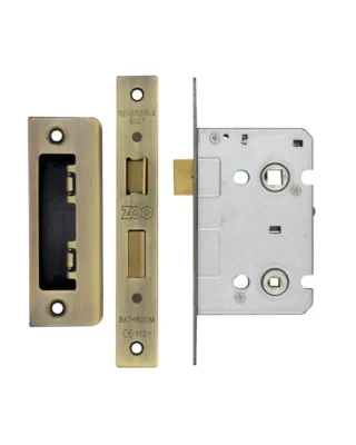 Zoo Hardware Contract Bathroom Lock (64Mm Or 76Mm), Florentine Bronze