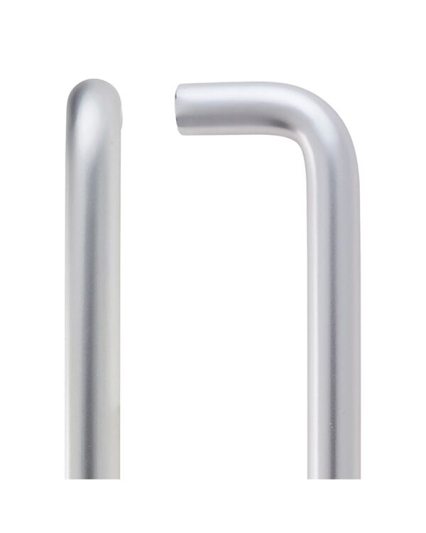 Zoo Hardware Contract Aluminium D Pull Handle (19Mm Bar Diameter), Satin Aluminium