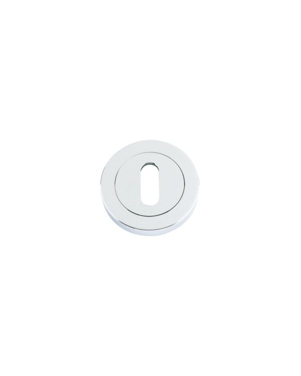 Zoo Hardware Stanza Standard Profile Escutcheon, Satin Chrome