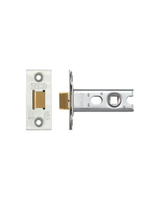 Zoo Hardware Double Sprung Tubular Latches (Bolt Through) - Stainless Steel Finish