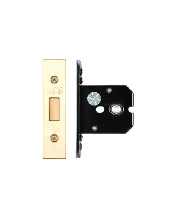 Zoo Hardware Flat Dead Bolt (67.5Mm, 79.5Mm Or 105.5Mm), Pvd Stainless Brass