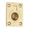 Square Flush Pull – 63×52mm – Polished Brass