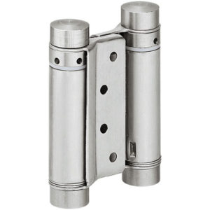 Double Action Spring Hinge Satin Stainless Steel Finish with Multiple Sizes