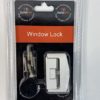 Hinged Window Lock – 25X10X50mm – White Finish