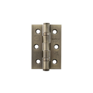Atlantic CE Fire Rated Grade 7 Ball Bearing Hinges 3" x 2" x 2mm - Antique Brass