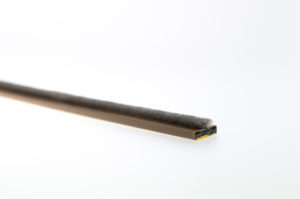 Atlantic Fire & Smoke Intumescent Strip 15mm x 4mm x 1.05m set of 5 - Brown