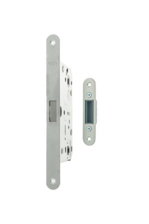 AGB Polaris 2XT Magnetic Bathroom Lock 60mm backset - Satin Chrome