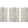 Atlantic Ball Bearing Hinges Grade 13 Fire Rated 4" X 3" X 3mm set of 3 - Satin Stainless Steel