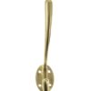 Atlantic Traditional Hat & Coat Hook - Polished Brass