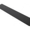 Atlantic Kick Plate Radius Corner Pre drilled with screws 720mm x 150mm - Matt Black