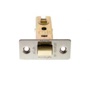Atlantic Fire-Rated CE Marked Bolt Through Tubular Latch 3" - Polished Nickel