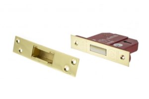 Atlantic 5 Lever Key Deadlock [BS] 2.5" - Polished Brass