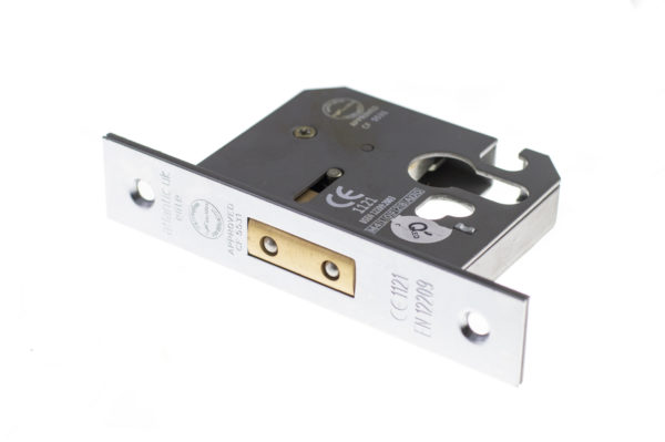 Atlantic Euro Deadlock [CE] 3" - Polished Chrome