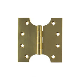 Atlantic (Solid Brass) Parliament Hinges 4" x 2" x 4mm - Polished Brass