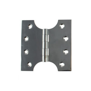 Atlantic (Solid Brass) Parliament Hinges 4" x 2" x 4mm - Polished Chrome