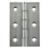 Atlantic Washered Hinges 3" x 2" x 2.2mm without Screws - Satin Chrome