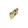AGB 5 Pin Double Keyed Alike Euro Cylinder 35-35mm (70mm) - Satin Brass