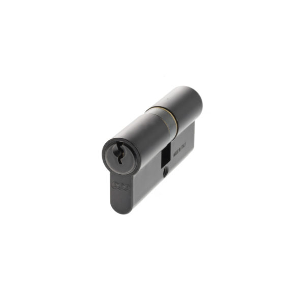 AGB 5 Pin Double Keyed Alike Euro Cylinder 35-35mm (70mm) - Matt Black