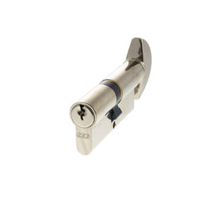 AGB 5 Pin Key to Turn Euro Cylinder 35-35mm (70mm) - Polished Nickel