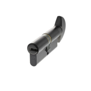AGB 15 Pin Key to Turn Euro Cylinder 35-35mm (70mm) - Matt Black
