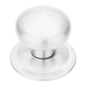 Centre Door Knobs - 82mm - Polished Chrome Finish