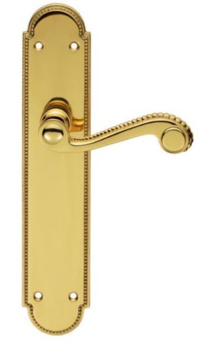 Carlisle Brass DL270 Chesham Lever On Backplate - Latch Polished Brass