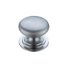 Victorian Cupboard Knob, Satin Chrome