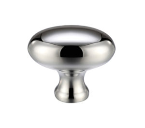 Oval Cupboard Knobs (32mm OR 38mm), Polished Chrome