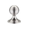 Queen Anne Ringed Cupboard Knob (25mm, 32mm OR 38mm), Polished Nickel