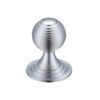 Queen Anne Ringed Cupboard Knob (25mm, 32mm OR 38mm), Satin Chrome