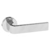 Forme Monza Lever Door Handle on Minimal Round Rose - Polished Chrome