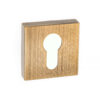 Forme Euro Escutcheons on Minimal Square Rose - Yester Bronze