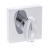 Forme WC Turn and Release on Minimal Square Rose - Polished Chrome