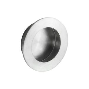 Flush Pull Circular Concealed – 65mm – Satin Stainless Steel