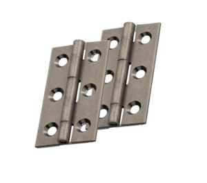 Fingertip Cabinet Hinges (50mm x 28mm OR 64mm x 35mm), Pewter Effect (sold in pairs)