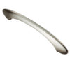 Fingertip Belli Cabinet Pull Handle (160mm C/C), Satin Nickel