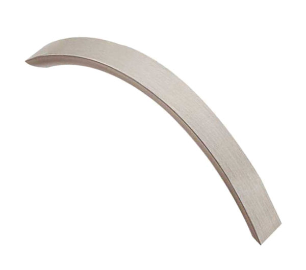 Arco Cabinet Pull Handle (96mm OR 128mm c/c), Brushed Nickel
