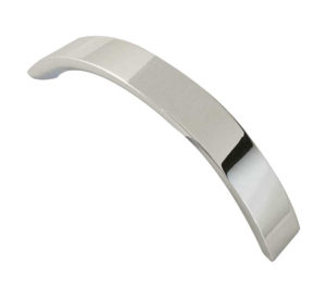 Arco Cabinet Pull Handle (96mm OR 128mm c/c), Polished Chrome