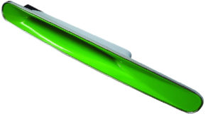 Jedo Collection Chameleon 2 Cabinet Pull Handles (96mm C/C), Bright Green