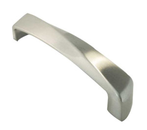 Twist Cabinet Pull Handle (96mm, 128mm OR 160mm c/c), Brushed Nickel