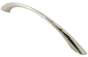 Jedo Collection Scudo Cabinet Pull Handle (96mm OR 128mm c/c), Polished Chrome