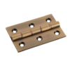 Carlisle Brass HDPBW21 76 X 50 X 2.5mm Double Phosphor Bronze Washered Butt Hinge Polished/Lacquered