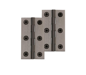 Extruded Brass Cabinet Hinges (2.5 Inch OR 3 Inch), Matt Bronze (Sold In Pairs)